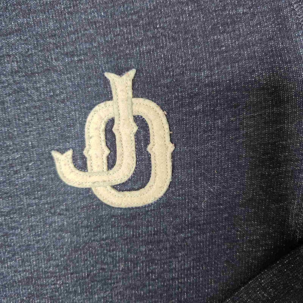 H&M Divided Crewneck Men's S Small MM Division Blue Indigo Wash Sweatshirt Patch - Picture 9 of 11